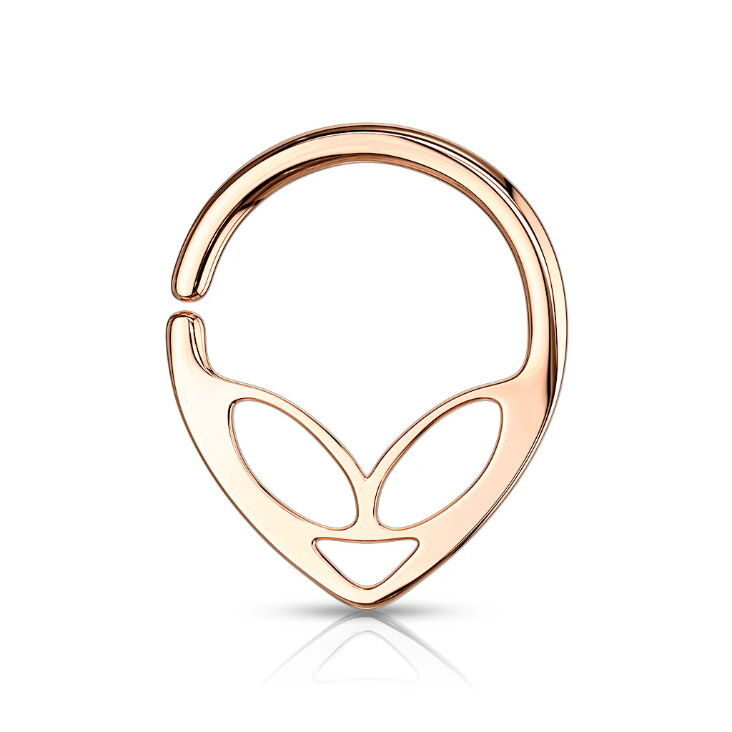 Alien Bendable Hoop Ring For Ear Cartilage, Daith, or Nose Septum - Image 3