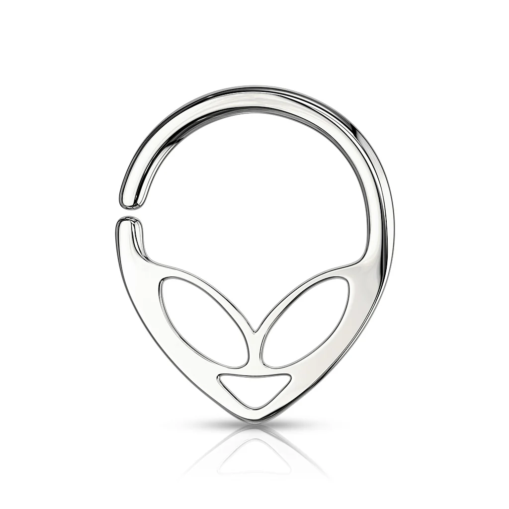 Alien Bendable Hoop Ring For Ear Cartilage, Daith, or Nose Septum - Image 4
